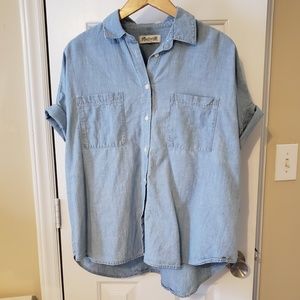 Madewell Chambray Courier Top